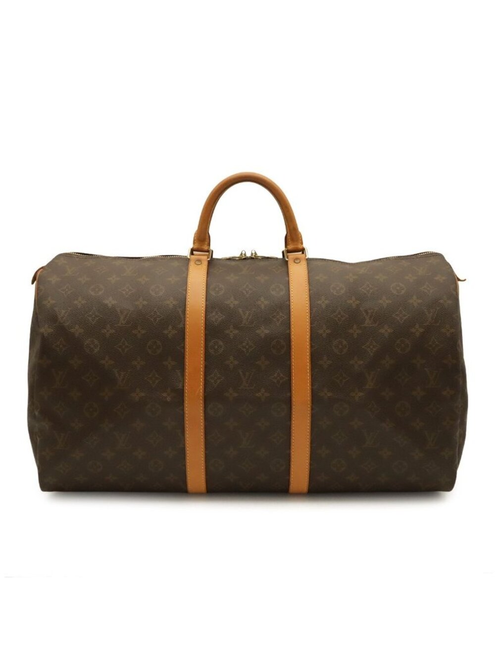 Louis Vuitton Monogram Keepall 55 Boston Bag Purse